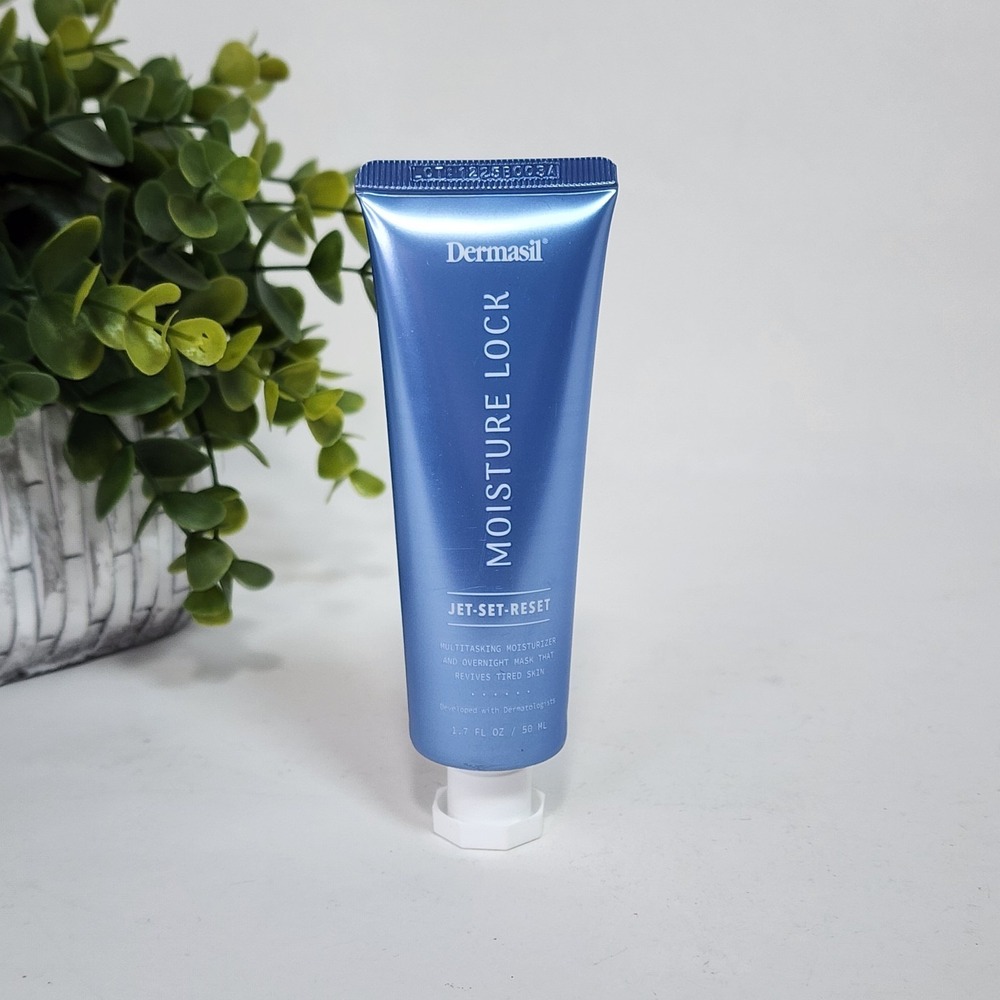 Dermasil Moisture Lock Jet Set Reset Multitasking Moisturizer ~ 1.7 fl oz / 50mL